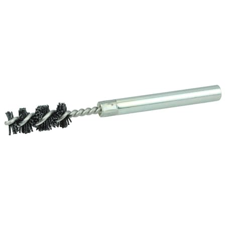 Weiler Burr-Rx 3/8"-Dia Brush, .026/120CG Crimped Fill, 1" Brush Len, 3-1/2" 21758